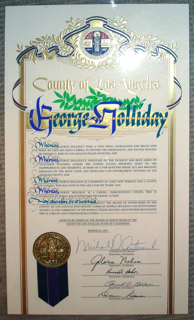 placa de
        lapd